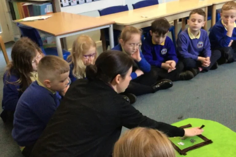 hand to mouth visit normanton all saint school